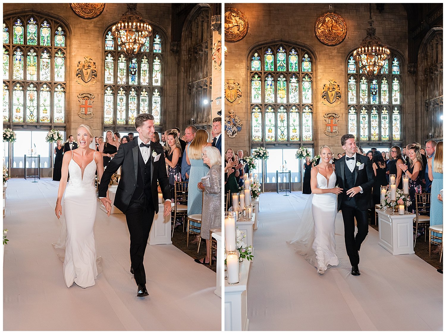 university club of chicago wedding ceremony exit