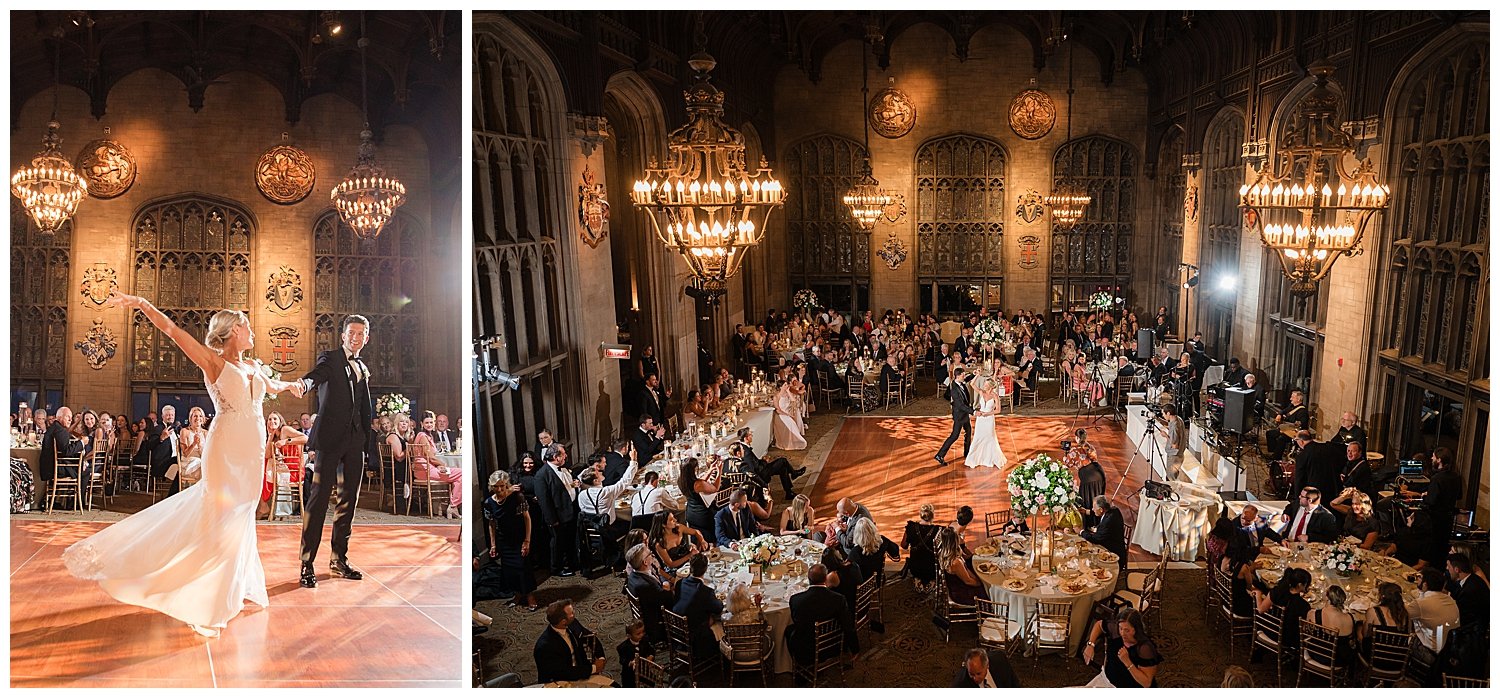 university club of chicago wedding reception photographer  