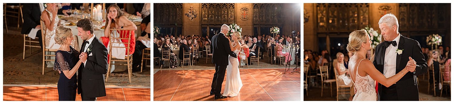 university club of chicago wedding reception in ballroom dancing