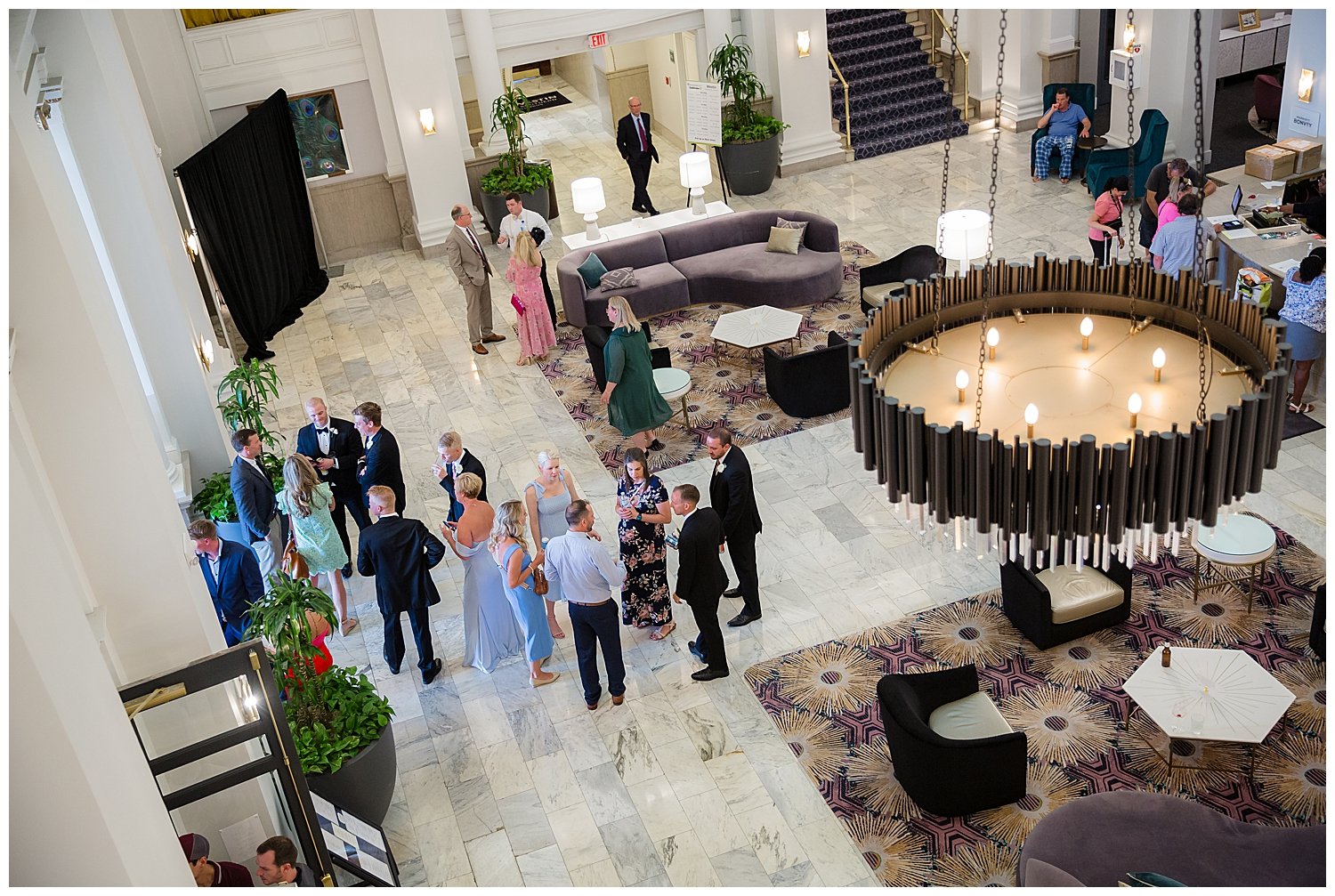 the westin columbus wedding photo