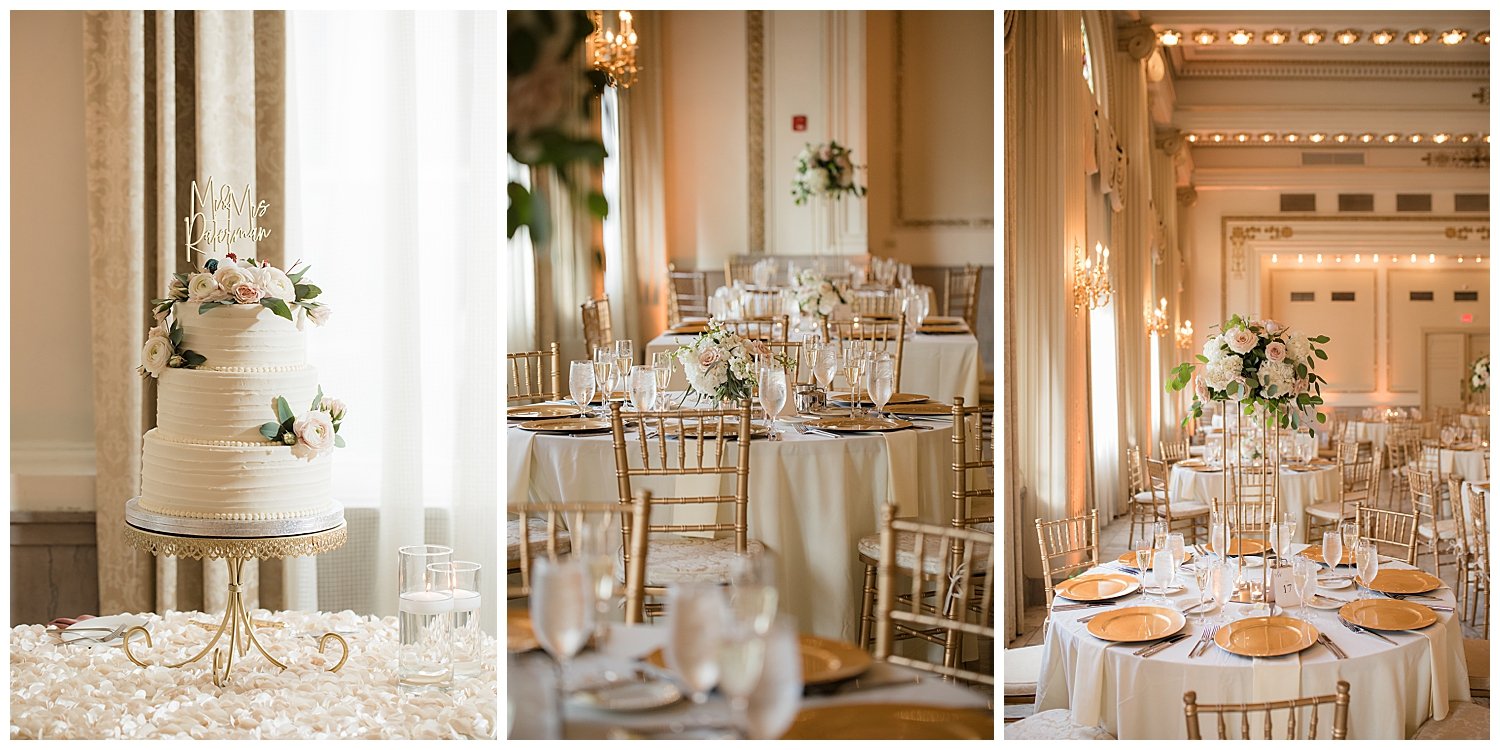 wedding reception decor at the westin columbus