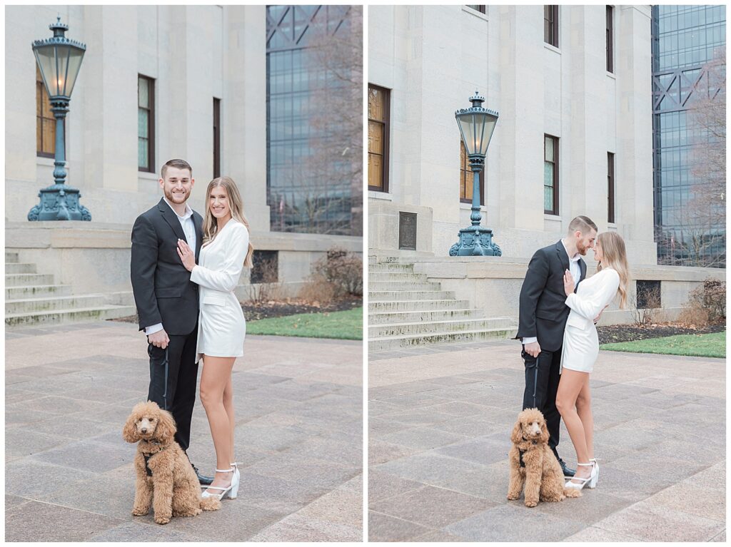 Columbus Ohio Winter Engagement Photographer