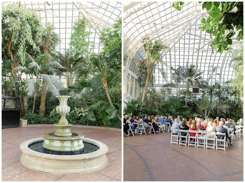 overall photograph of the palm house at Franklin Park
