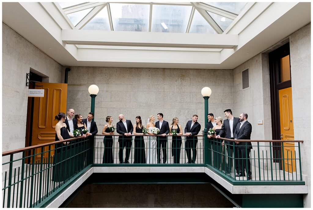 best-big-bridal-party-indoor-photo-location-columbus-ohio