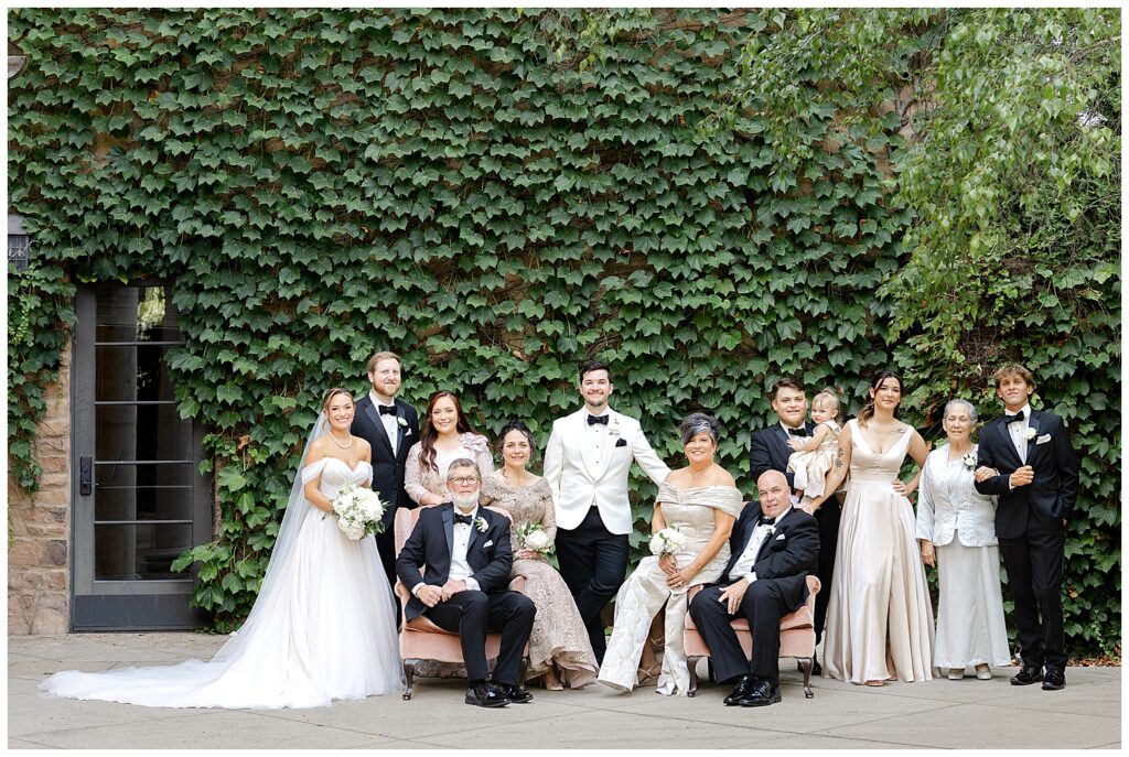 Club at Corazon Dublin Ohio Italian wedding of family