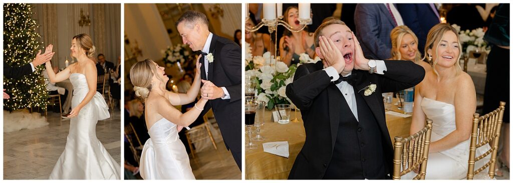 Packed Dance Floor at Columbus Winter Wedding