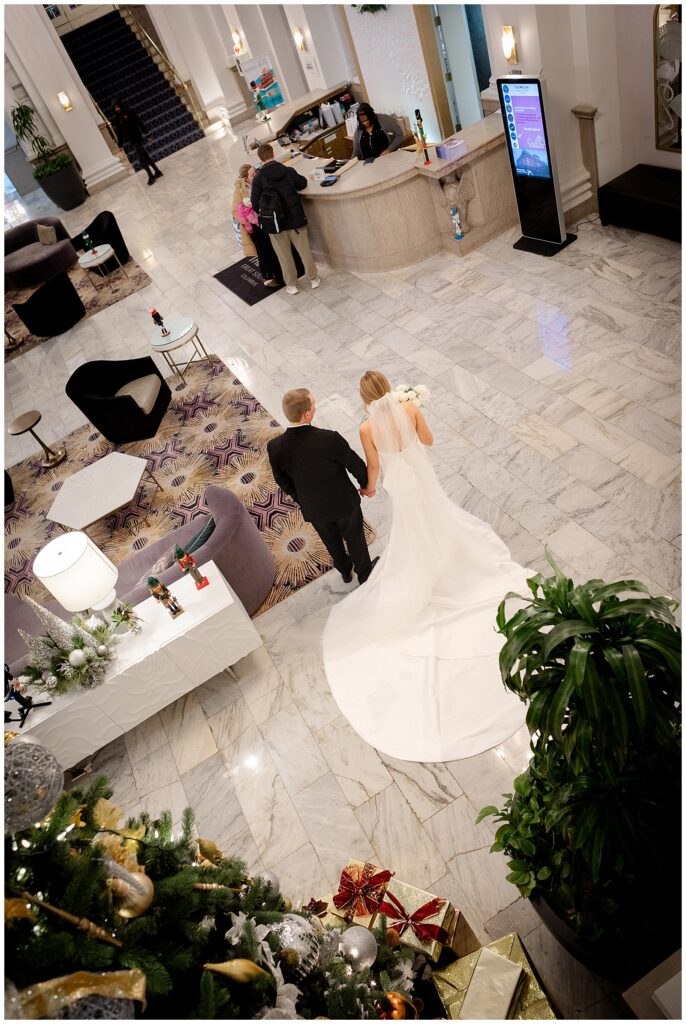westin great southern columbus ohio winter wedding