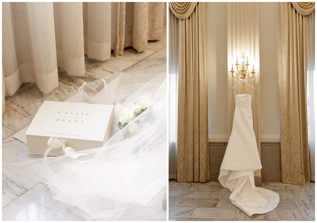 wedding day details at The Westin Great Southern in Columbus Ohio
