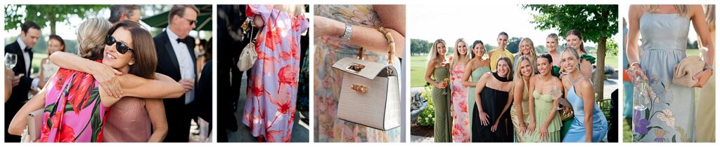 Chic wedding guest fashion at a Chicago North Shore wedding