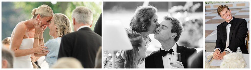 Emotional parent dances during a Winnetka wedding reception